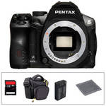 Pentax K-30 Digital Camera Body Basic Accessory Kit (Black)