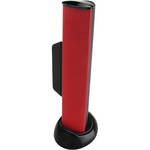 GOgroove SonaVERSE USB Clip On Soundbar Laptop Speaker with USB Plug-n-Play Design (Red)