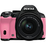 Pentax K-50 Digital SLR Camera with 18-55mm f/3.5-5.6 Lens (Black/Pink)