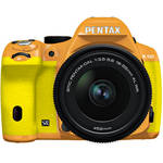 Pentax K-50 Digital SLR Camera with 18-55mm f/3.5-5.6 Lens (Orange/Yellow)