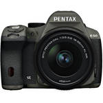 Pentax K-50 Digital SLR Camera with 18-55mm f/3.5-5.6 Lens (Olive Green/Black)