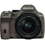Pentax K-50 Digital SLR Camera with 18-55mm f/3.5-5.6 Lens (Olive Green/Brown)