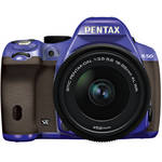 Pentax K-50 Digital SLR Camera with 18-55mm f/3.5-5.6 Lens (Violet/Brown)