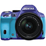 Pentax K-50 Digital SLR Camera with 18-55mm f/3.5-5.6 Lens (Violet/Aqua)