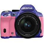 Pentax K-50 Digital SLR Camera with 18-55mm f/3.5-5.6 Lens (Violet/Pink)