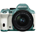 Pentax K-50 Digital SLR Camera with 18-55mm f/3.5-5.6 Lens (Mint/White)