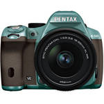 Pentax K-50 Digital SLR Camera with 18-55mm f/3.5-5.6 Lens (Mint/Brown)