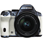 Pentax K-50 Digital SLR Camera with 18-55mm f/3.5-5.6 Lens (Metal Navy/White)