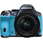 Pentax K-50 Digital SLR Camera with 18-55mm f/3.5-5.6 Lens (Metal Navy/Aqua)
