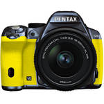 Pentax K-50 Digital SLR Camera with 18-55mm f/3.5-5.6 Lens (Metal Navy/Yellow)