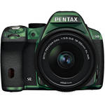 Pentax K-50 Digital SLR Camera with 18-55mm f/3.5-5.6 Lens (Metal Green/Black)