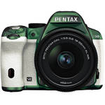Pentax K-50 Digital SLR Camera with 18-55mm f/3.5-5.6 Lens (Metal Green/White)