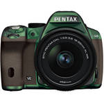 Pentax K-50 Digital SLR Camera with 18-55mm f/3.5-5.6 Lens (Metal Green/Brown)