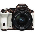 Pentax K-50 Digital SLR Camera with 18-55mm f/3.5-5.6 Lens (Metal Brown/White)