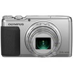 Olympus Stylus SH-50 iHS 16MP Digital Camera with 24x Optical Zoom - Silver