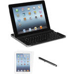 Xuma Aluminum Bluetooth Keyboard Case with Accessories Kit for iPad