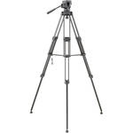 Libec TH-650HD Head/Tripod with Carrying Case + Magnus Universal Tripod Dolly