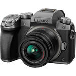 Panasonic Lumix DMC-G7 16.5MP 4K Mirrorless Digital Camera with 14-42mm Lens with 3x Optical Zoom (Silver) + $50 Gift Card