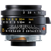 Leica 35mm f/2.0 Summicron M Aspherical Manual Focus Lens (6-Bit) - Black