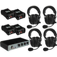 PortaCom COM-40FC 4 Headset Intercom System