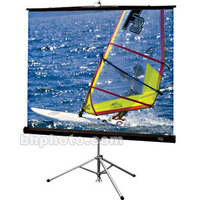 Draper Diplomat Portable Tripod Projection Screen - 70 x 70" - Glass Beaded