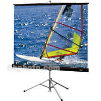 Draper Diplomat Portable Tripod Projection Screen - 60 x 80" - Matte White