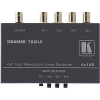 Kramer 4X1VB Mechanical Video Switcher, 4x1 (BNC)