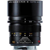Leica 90mm f/2.0 APO Summicron M Aspherical Lens (6-Bit) - Black