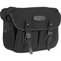 Billingham Hadley Shoulder Bag Small (Black, with Black Leather Trim)