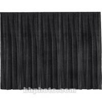 Draper Drapery Panel - 12' x 50" - Velour - Black