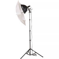 Smith-Victor KT400 1-Light 500 Watt Thrifty Add-On Kit w/ Umbrella (120VAC)