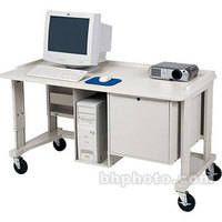 Bretford 60 x 30" Multimedia Workstation w/ Locking Cabinet
