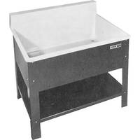 Arkay Fiberglass Rack Cleaning Deep Sink
