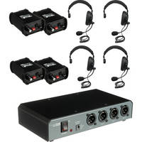 PortaCom COM40FCS 4 Singlesided Headset Intercom System