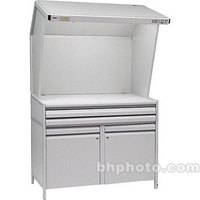 GTI CVX-1MSC2F Color Viewing Station with D50 Light Quality/Cabinet/Drawers
