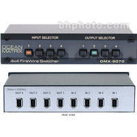 Ocean Matrix OMX-9070 Passive 6-Pin FireWire Switcher - 4x4