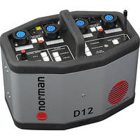 Norman D12R Rapid Power Pack with Radio Slave - 1200 W/S