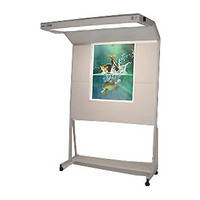 GTI VPI-52 52" Vertical Print Inspector - Dimmer & Upper Luminaire