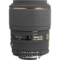 Sigma Lente 105mm f/2.8 EX Macro Autofoco para Nikon AF
