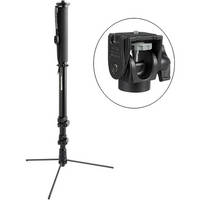 Manfrotto 682B Professional Monopod w/234 Swivel/Tilt Head - Supports 5.5 lb (2.5kg)