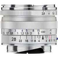 Zeiss 28mm f/2.8 ZM Lens - Silver