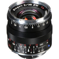 Zeiss 35mm f/2 ZM Biogon T* Manual Focus Lens ( Black)