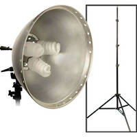 Interfit Interfit Fluorescent Flood Light, Bulbs, Light Stand