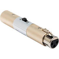 Hosa Technology GMS-274 - In-Line XLR Barrel Microphone On/Off Switch