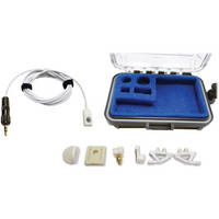 Voice Technologies VT500 - Flat Frequency Lavalier Microphone - 1/8" (3.5mm) Mini Connector for Sennheiser EW Series (White)