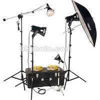 Smith-Victor K84 4-Light 1000 Watt Ultra Cool Portrait Kit (120V AC)