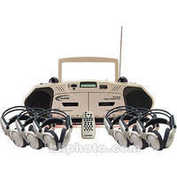 Califone 2395IRPLC-6 6-Person Wireless Cassette Player/Recorder