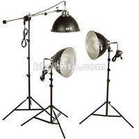 Smith-Victor KFL-33 3-Light 1,050 Watt Fluorescent DigiLight Kit (120V)