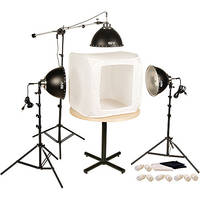 Smith-Victor FLB-3 1050W 3-Fluorescent Light 28" Tent Kit (120V)