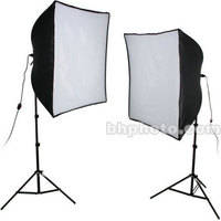 Smith-Victor KSB-1000 2-Light 1,000 Watt Economy SoftBox Light Kit (120V)